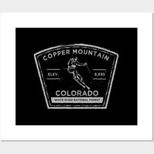 Copper Mountain Colorado Snow Skiing Posters and Art